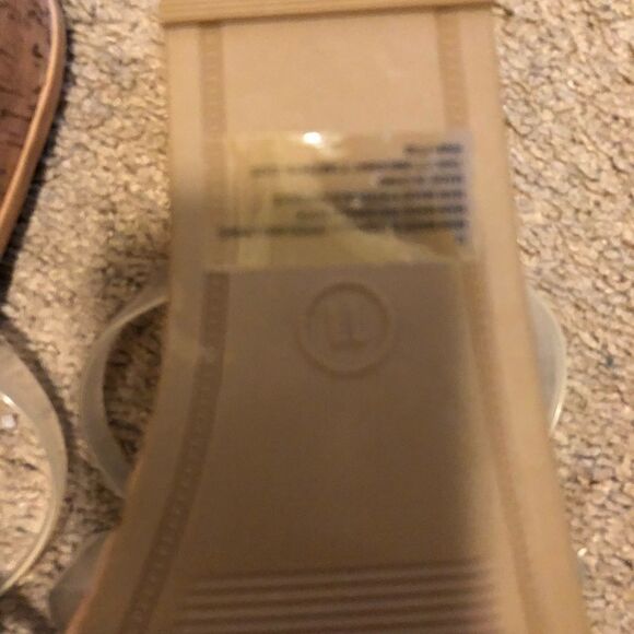 Target Brand 'A New Day' Cork and Clear Wedge Shoe Size 11 - Picture 3 of 5